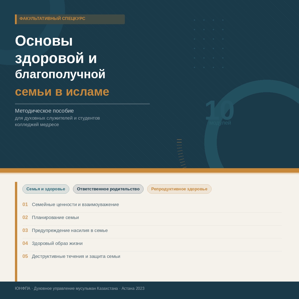 Факультативный спецкурс «Основы здоровой и благополучной семьи в исламе»